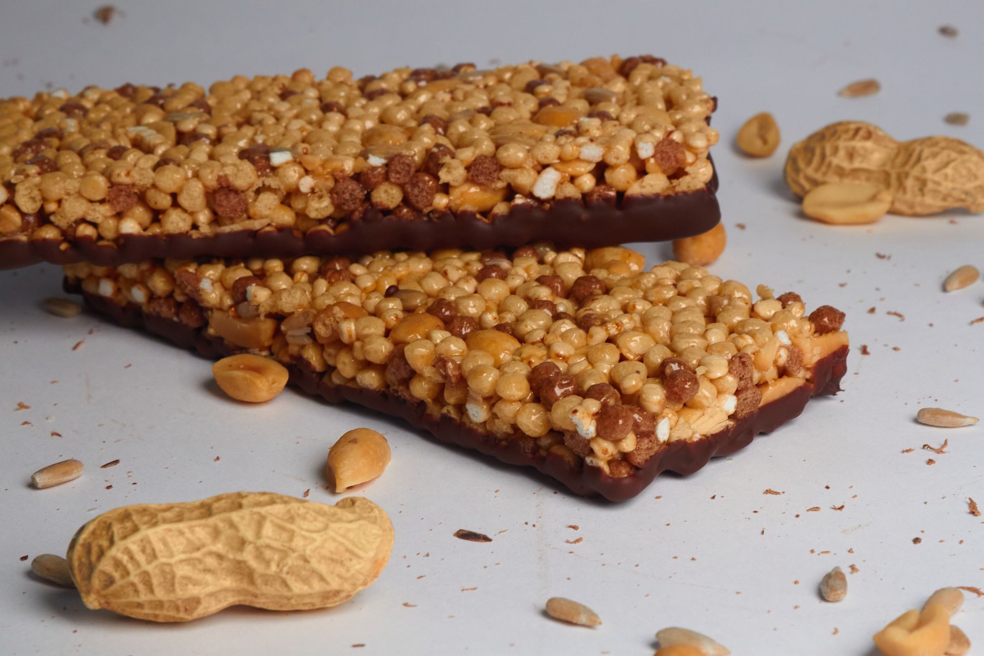 Barre protéinée cacahuète chocolat crux