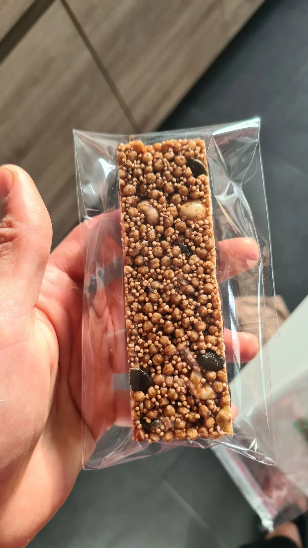 Barre protéinée cacahuète choco crux R&amp;D