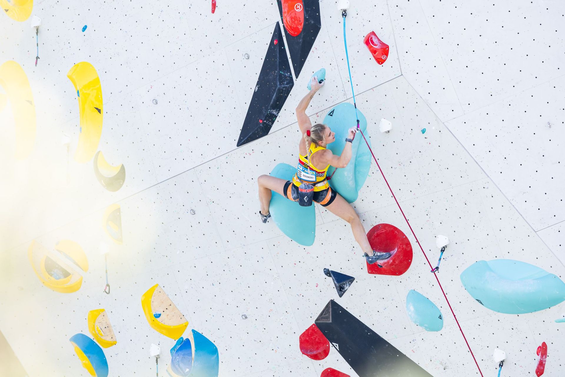 escalade héloïse doumont chamonix coupe du monde
