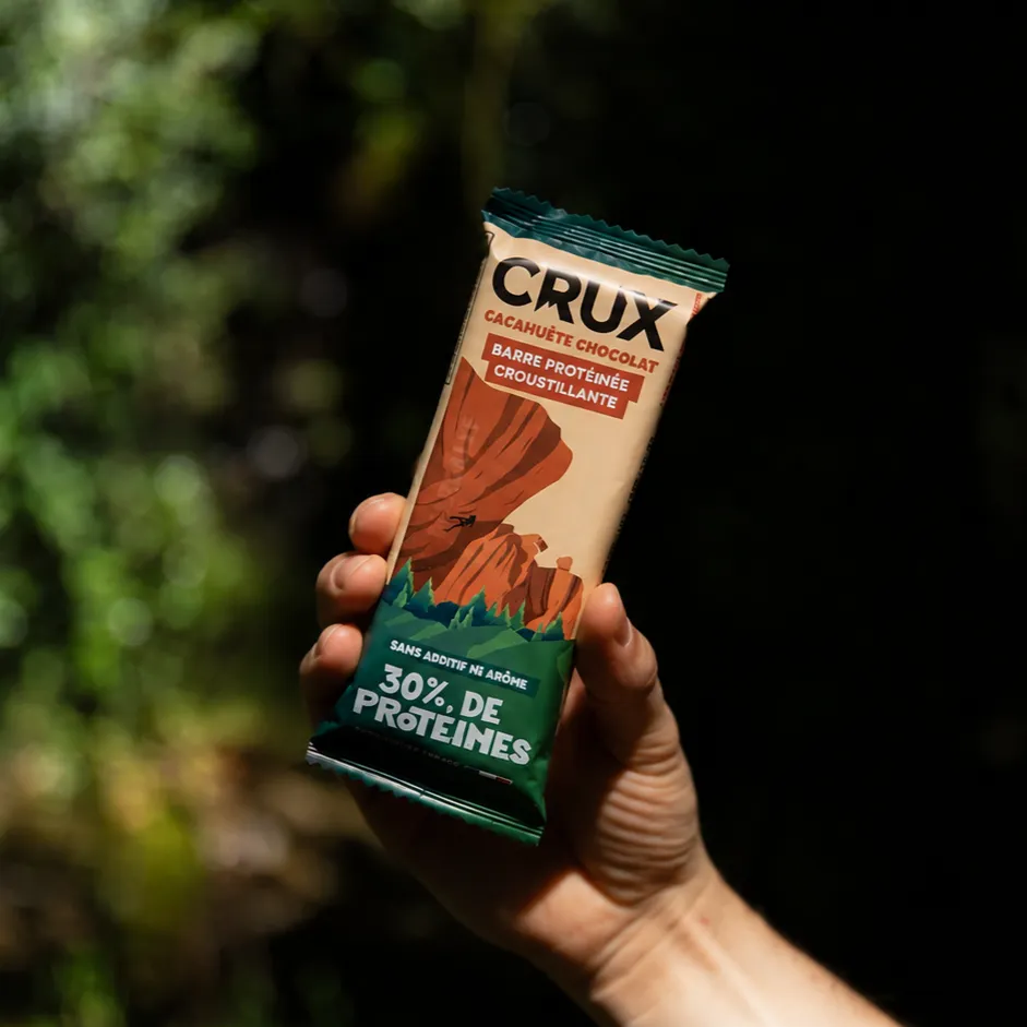 Barre protéinée Cacahuète/Chocolat équitable