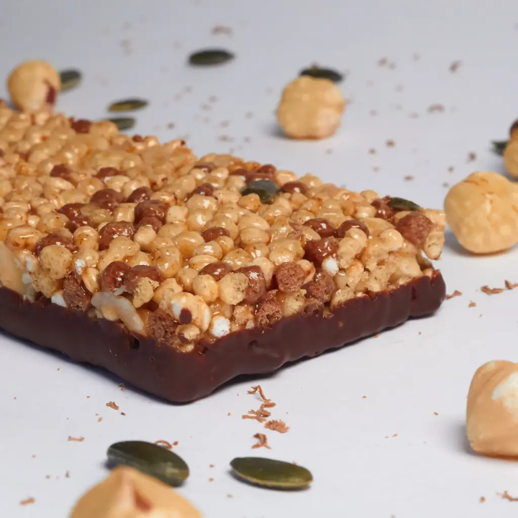 Barre protéinée Noisette/Chocolat équitable