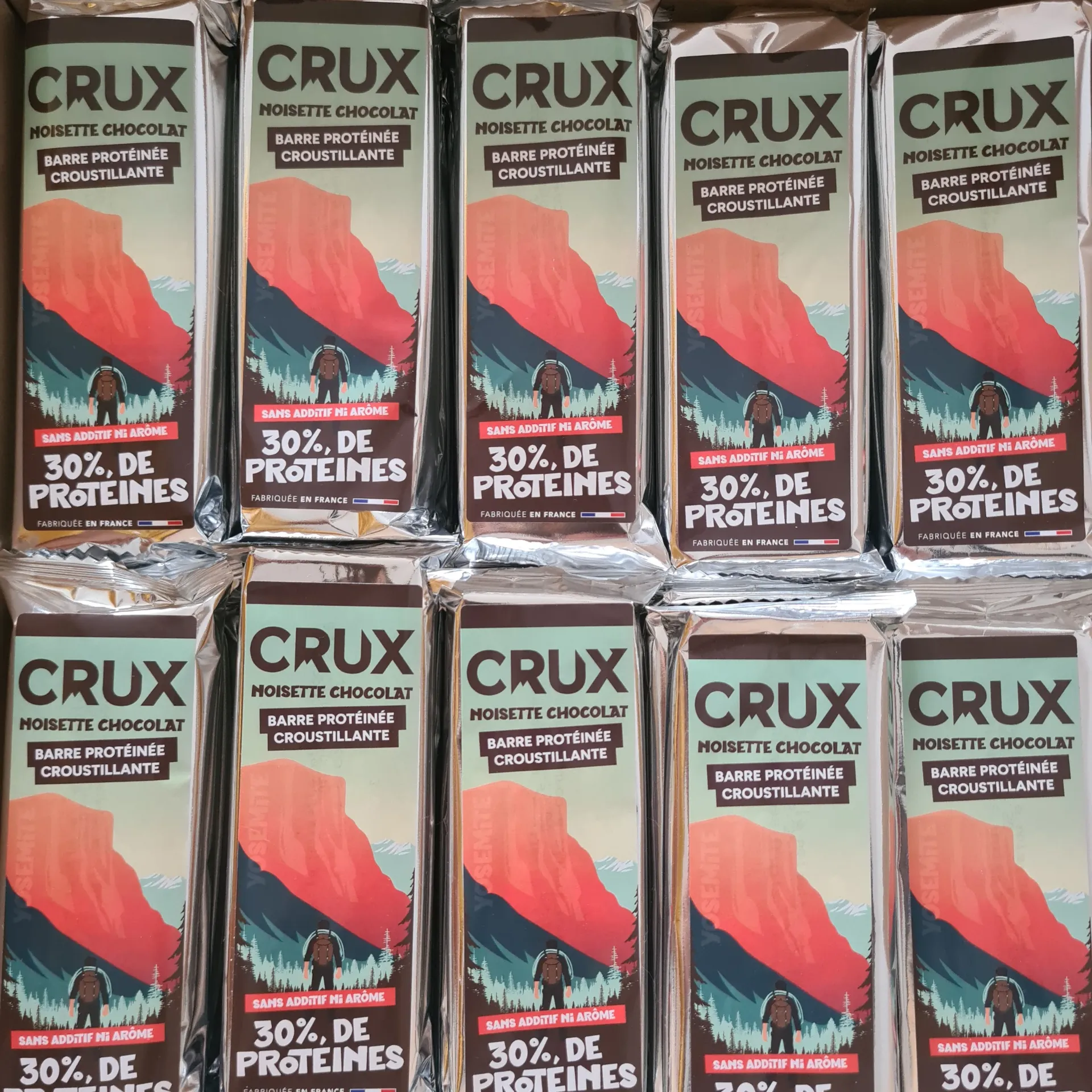 Barre protéinée Noisette Chocolat "Prototype" sans additif